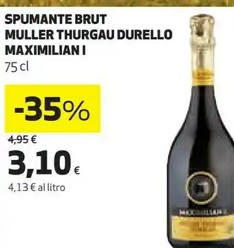 Ipercoop Spumante brut muller thurgau durello offerta