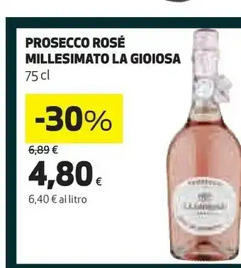 Ipercoop Prosecco rose millesimato offerta
