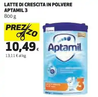 Ipercoop Latte di crescita in polvere offerta