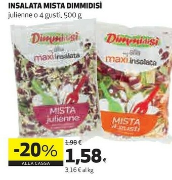 Coop Insalata mista 500 g(ml) offerta