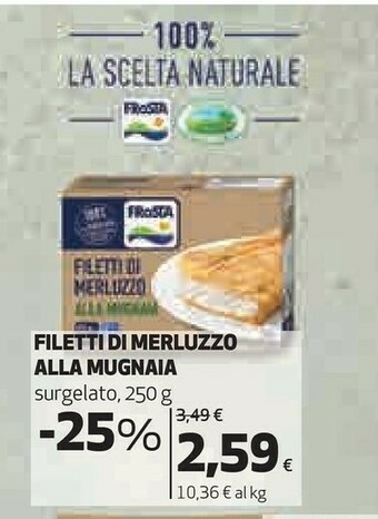 Coop Filetti di merluzzo alla mugnaia 250 g(ml) offerta
