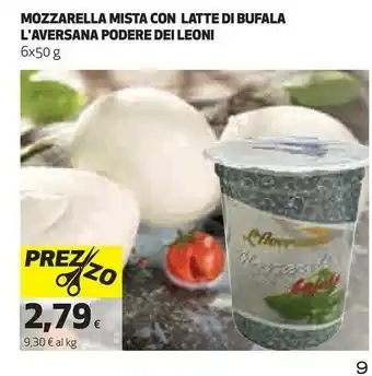 Coop Podere dei leoni - mozzarella di bufala campana offerta
