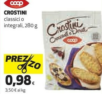 Coop Coop - crostini croccanti e dorati offerta