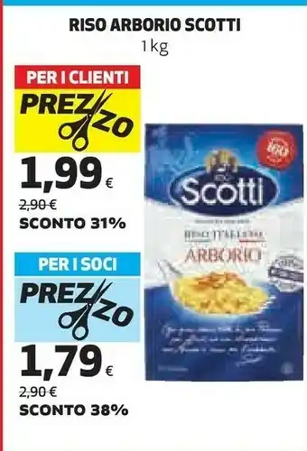 Coop Riso arborio offerta