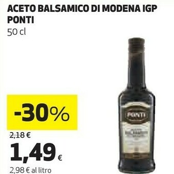 Coop Aceto balsamico di modena igp offerta