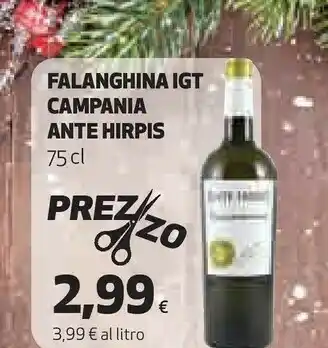 Coop Ante hirpis falanghina 750 ml offerta