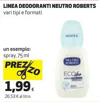 Coop Linea deodoranti offerta
