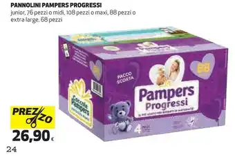 Coop Pannolini progressi junior offerta