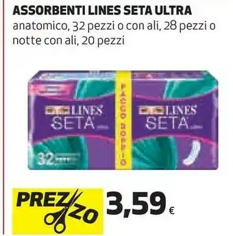 Coop Assorbenti seta ultra anatomico 32 pezzi offerta