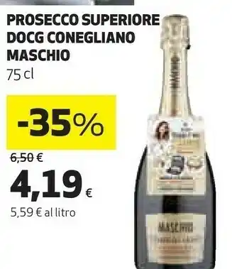 Coop Conegliano maschio prosecco superiore docg offerta