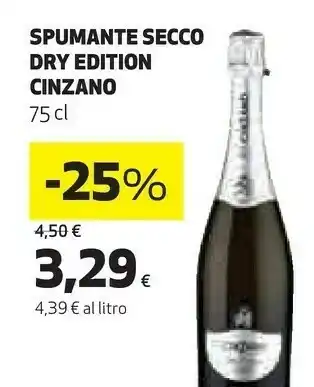 Coop Spumante secco dry edition offerta