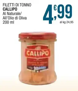 Sidis mini Filetti di tonno CALLIPO offerta