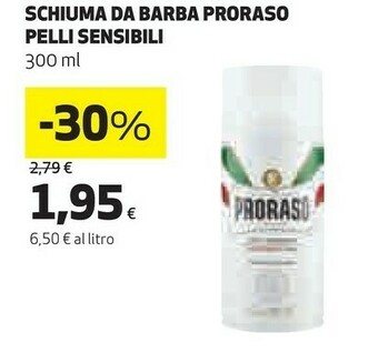 Coop Proraso schiuma da barba offerta