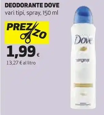 Coop 8717163994252 deodorante deodorante spray 150 ml offerta