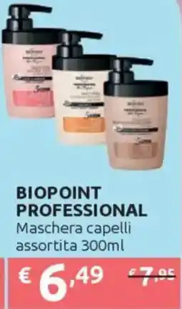 Ipersoap BIOPOINT PROFESSIONAL Maschera capelli assortita offerta