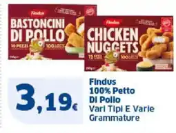 Sigma Findus 100% Petto DI Pollo offerta