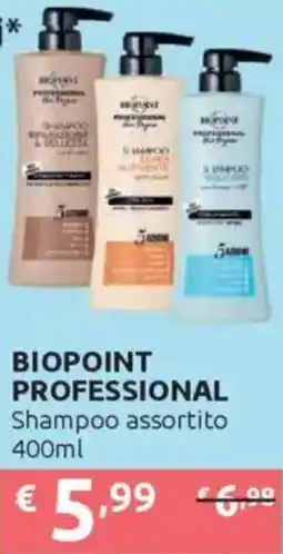 Ipersoap BIOPOINT PROFESSIONAL Shampoo assortito offerta