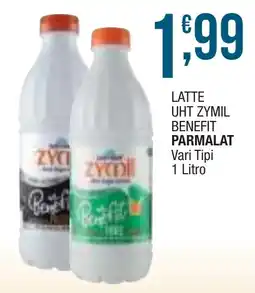 Sidis mini Latte uht zymil benefit PARMALAT offerta