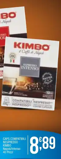 Sidis mini Caps compatibili nespresso kimbo napoli/intenso offerta