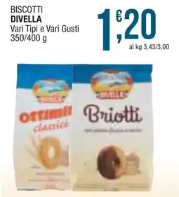 Sidis mini Biscotti DIVELLA offerta