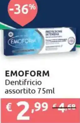 Ipersoap EMOFORM Dentifricio assortito offerta