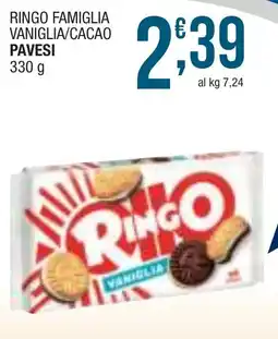 Sidis mini Ringo famiglia vaniglia/cacao PAVESI offerta