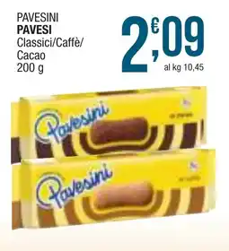 Sidis mini PAVESINI PAVESI Classici/Caffè/ Cacao offerta