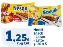 Sigma Nestlè Snack - Cacao - Latte offerta