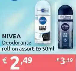 Ipersoap NIVEA Deodorante roll-on assortito offerta