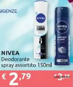Ipersoap NIVEA Deodorante spray assortito offerta