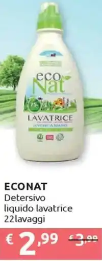 Ipersoap ECONAT Detersivo liquido lavatrice offerta