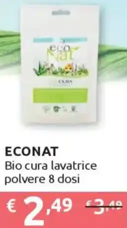 Ipersoap ECONAT Bio cura lavatrice polvere 8 dosi offerta
