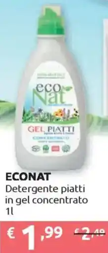 Ipersoap ECONAT Detergente piatti in gel concentrato offerta