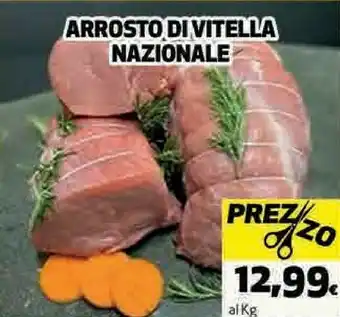 Coop Arrosto di vitella nazionale offerta