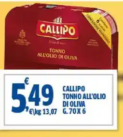 Sigma Callipo tonno all'olio di oliva offerta