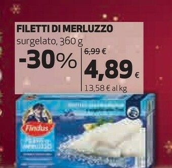 Coop Filetti di merluzzo 360 g offerta
