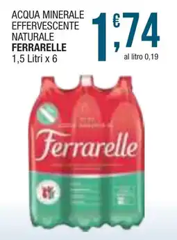Sidis mini Acqua minerale effervescente naturale FERRARELLE offerta