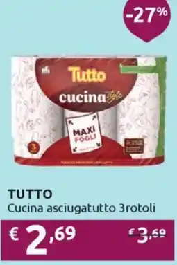 Ipersoap TUTTO Cucina asciugatutto 3rotoli offerta