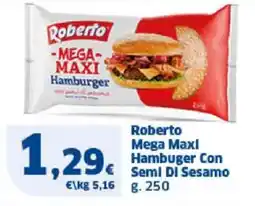 Sigma Roberto Mega Maxi Hambuger Con Semi Di Sesamo offerta