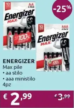 Ipersoap ENERGIZER Max pile offerta