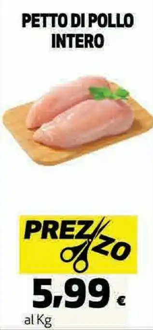Coop Petto di pollo intero offerta