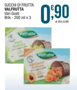 Sidis mini Succhi di frutta VALFRUTTA offerta