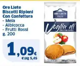 Sigma Ore Liete Biscotti Ripleni Con Confettura offerta