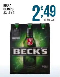 Sidis mini Birra BECK'S offerta