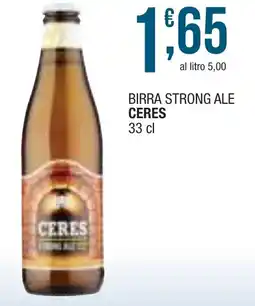 Sidis mini Birra strong ale CERES offerta