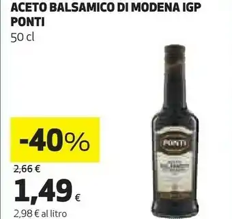 Coop Aceto balsamico di modena 500 g(ml) offerta