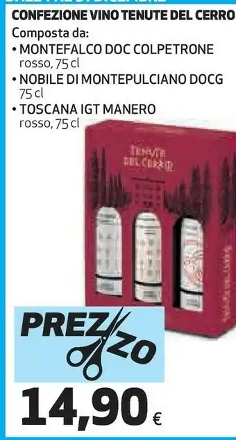 Coop Confezione vino tenute del cerro offerta