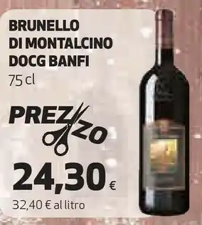 Coop Brunello di montalcino offerta