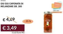 Prezzemolo e Vitale Giu giu caponata di melanzane offerta