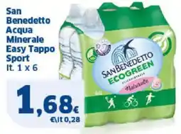 Sigma San Benedetto Acqua Minerale Easy Tappo Sport offerta